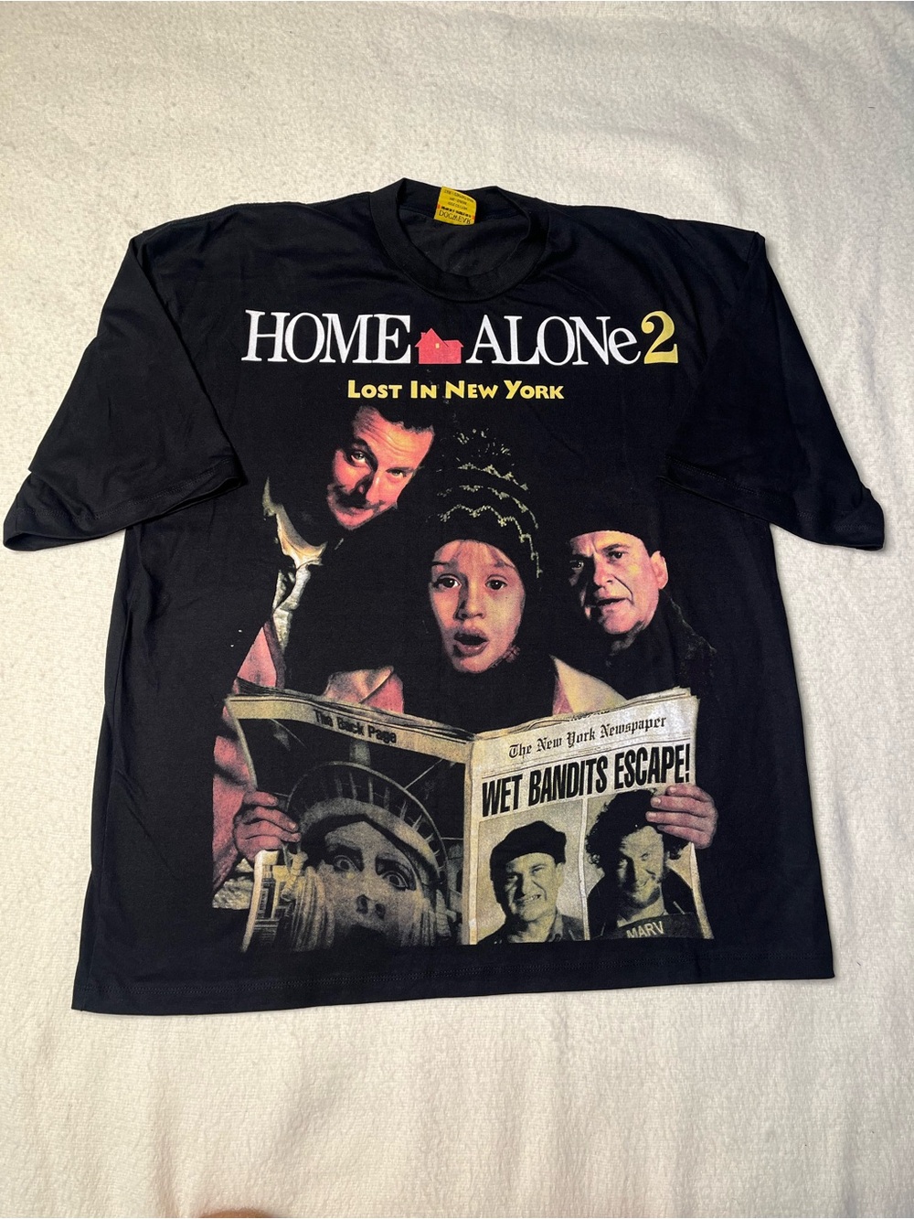 Docwear Home Alone 2 Lost In New York Movie Promo T Shirt Mens XL Vintage 90s